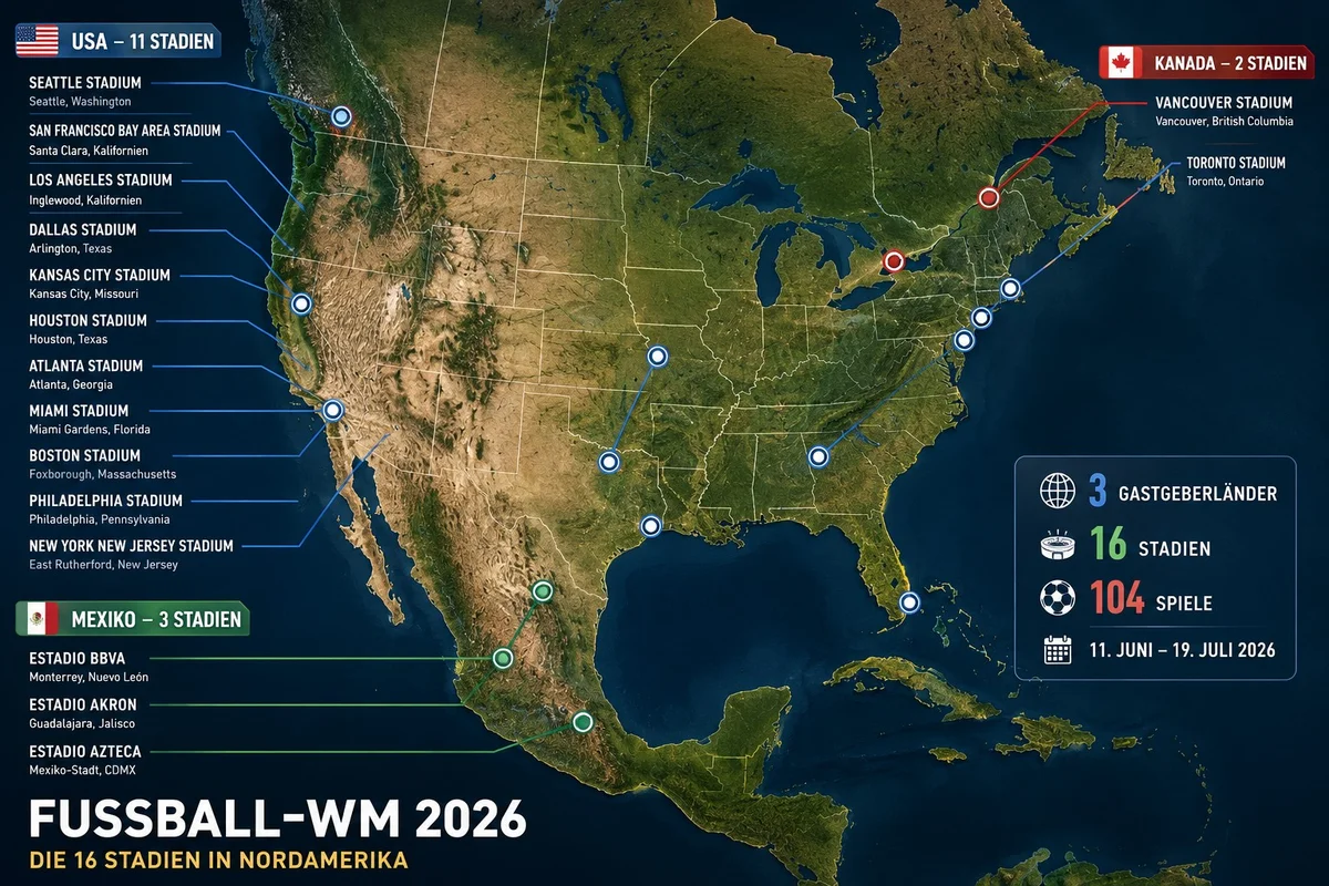 Stadiums of the 2026 FIFA World Cup: A Look at the 16 Venues in the USA, Canada, and Mexico