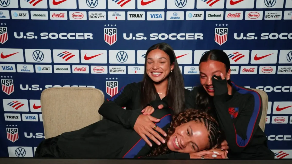 USWNT Reunion: Trinity Rodman, Sophia Wilson, and Mallory Swanson Reunite Ahead of Brazil Matches
